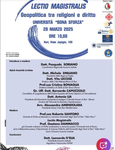 Lectio magistralis 